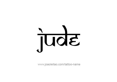 American names, biblical names, british names, celebrity names, classic names, cool names, english names, nicknames or pet names, unisex names. Jude Name Tattoo Designs