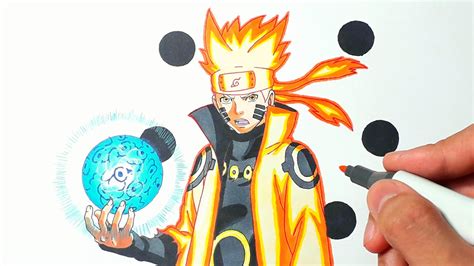 Drawing Naruto Sage Of Six Paths Using Jiton Rasengan Vẽ Naruto Sage