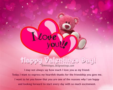 Look no further than this list of the very best valentine's day wishes and messages to send them this year. Valentines Day Messages for Friends - 365greetings.com