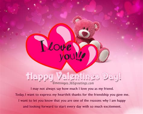 Romantic valentine's day wishes from husband to wife. Valentines Day Messages for Friends - 365greetings.com