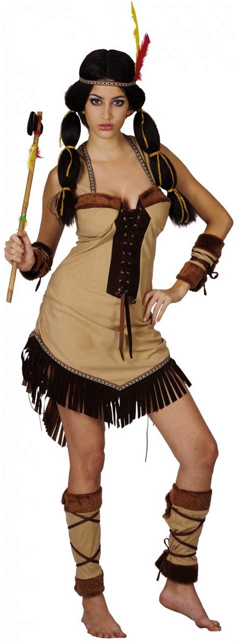 Costume Indienne Cheyenne Robe De Squaw Femme