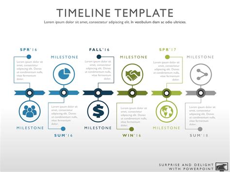 Six Phase Creative Timeline Graphic