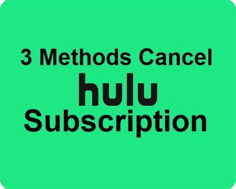 Best Ways To Cancel Hulu Subscription