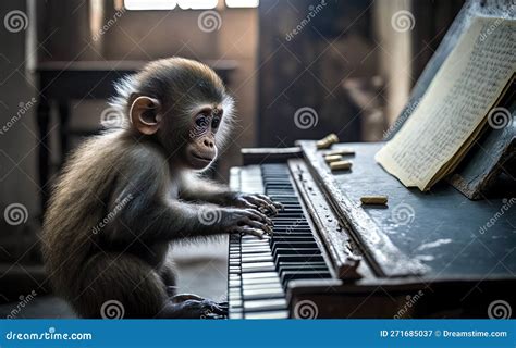 Monkey Playing Piano Stock Illustrations 19 Monkey Playing Piano