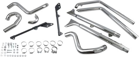 Now give all your senses a jumpstart by adding the perfect exhaust to the perfect bike. Bassani Chrome True Dual 33" Fishtail Exhaust for 07-17 ...