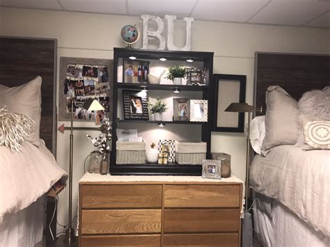 Sturdy metal frame and mfd board easy to assemble modern. Twitter | Baylor dorm, Dresser as nightstand, College dorm