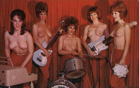 Rare Ladybirds All Girl Topless Band Vintage Orig Nude Negative Hot
