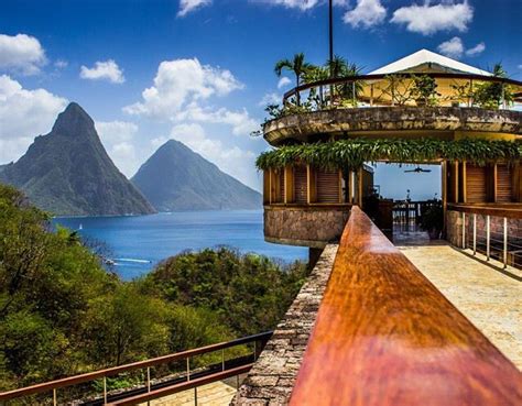 Jade Mountain Stlucia Caribbean Hotels Places Around The World