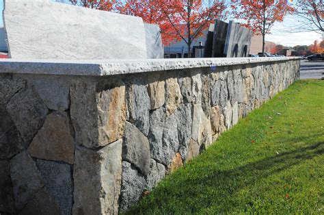 Stone Wall Made Using Our Building Veneer New England Blend In Mosaic