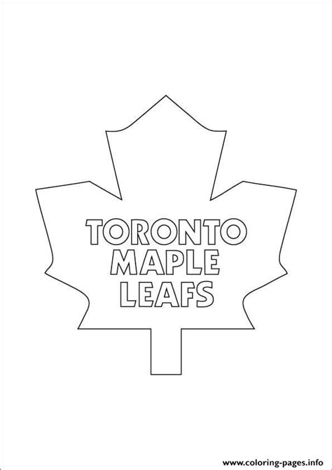 New jersey devils coloring pages. Toronto Maple Leafs Logo Nhl Hockey Sport Coloring Pages ...