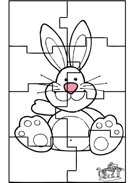 easter bunny puzzle  crafts eastern
