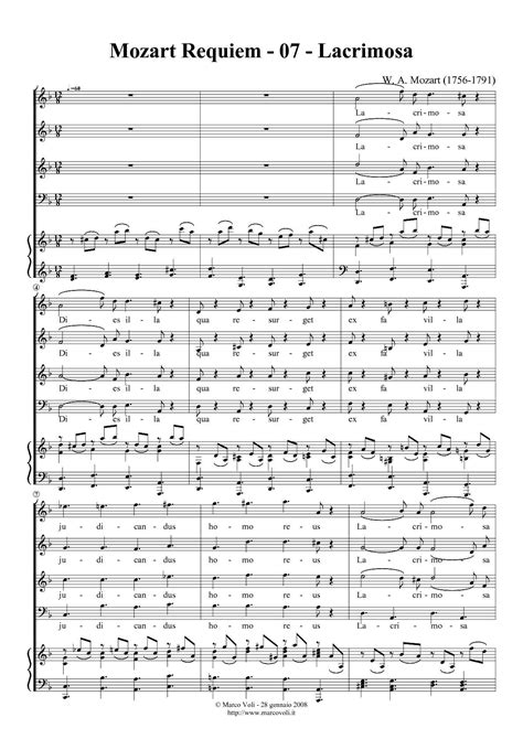 Calaméo Requiem Mozart Lacrimosapdf