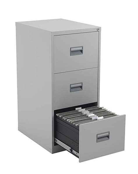 Talos Heavy Duty Steel Filing Cabinet Kg Drawer Tolerance Grey