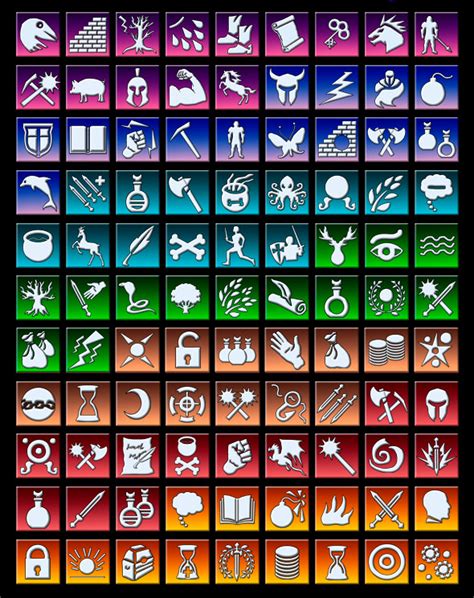 Artstation Spells And Skills Icons