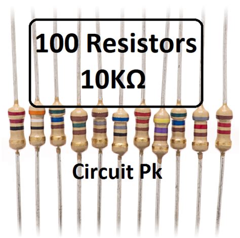 Pack Of 10k Resistors 10k Ohm Resistor 10kohm 14w