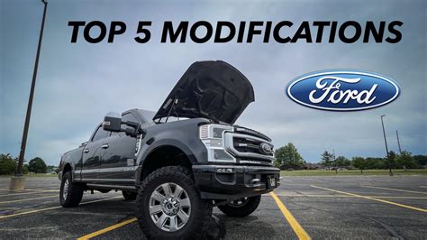 Top 5 Modifications Ford F250 Youtube