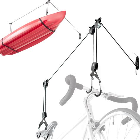 Delta Cycle Bike Storage Hoist For Garage Bicycle Hooks Pulley System