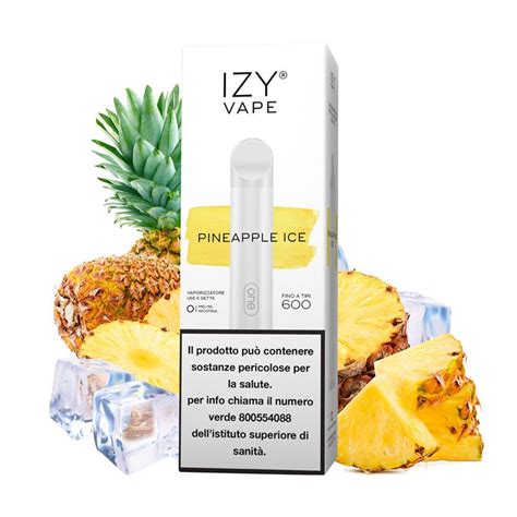 Izy One Pineapple Ice 400mah Disposable Cigarette 600 Puff Smo King