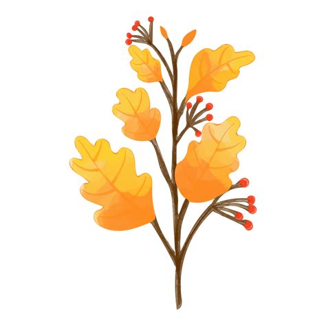 Watercolor Leaf Autumn Leaves Clipart 8520122 Png