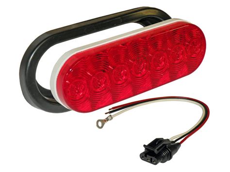 Peterson 820kr 7 6 Inch Oval Led Trailer Tail Light Kit