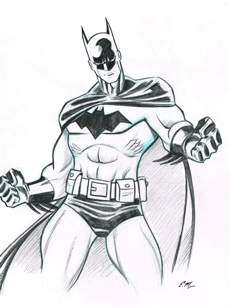 Batman Sketch By Em Scribbles On Deviantart