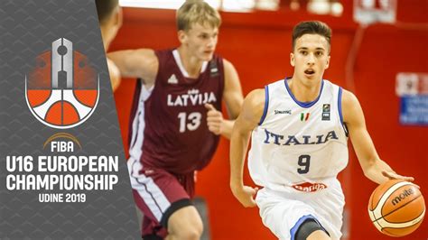Italy V Latvia Full Game Fiba U16 European Championship 2019 Youtube