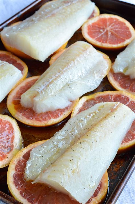 Grapefruit And Honey Glazed Baked Cod Recipe