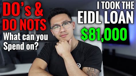 Maybe you would like to learn more about one of these? EIDL LOAN: What Can You Spend it On? Rent? Credit Cards? Payroll? Cars? - YouTube