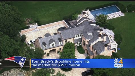 Tom Bradys Brookline Home Hits Market For 395m Youtube