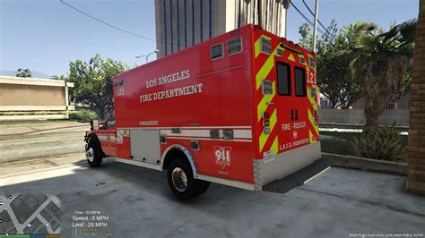 Lafd Skin For Downcoldkillers 2015 Ford Rescue Ambulance Gta5