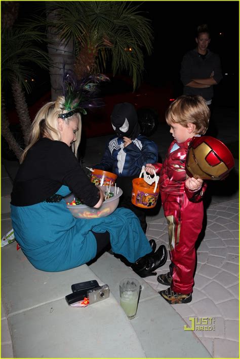 Halloween is celebrated by doing a lot of things such as trick or treating and going to costume parties. Sean and Jayden Federline: Trick-or-Treating with Dad ...