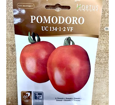 Tomato Vegetable Seeds Pomodoro Uc 134 Vf By Hortus Buy Online In
