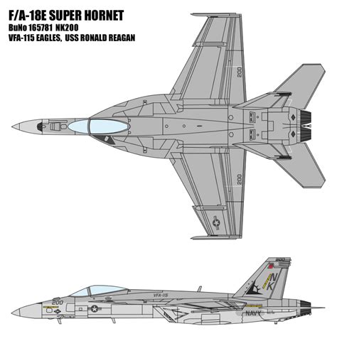 Fa 18e Super Hornet Vfa 115 By Boggeydan On Deviantart