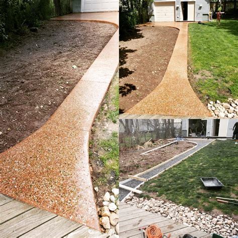 Stained Concrete Walkway Diy Gallery Direct Colors