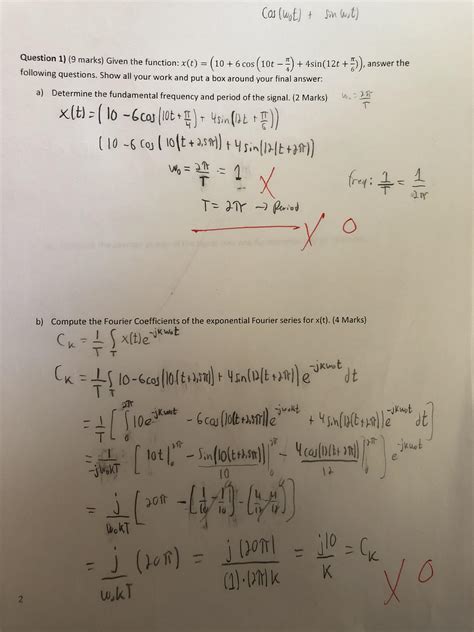 How To Compute Fourier Coefficients Solved Compute The Fourier Sine