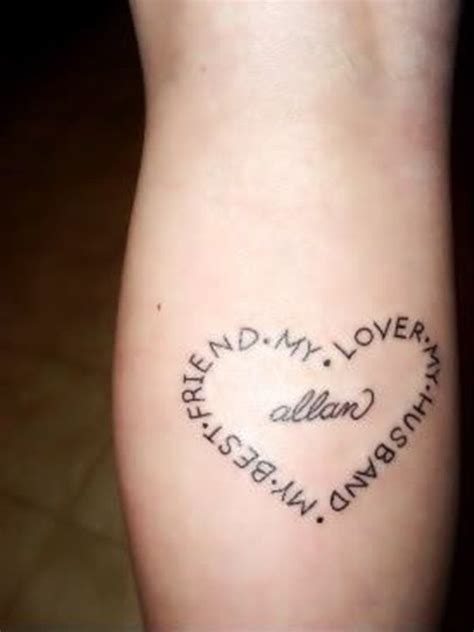 For your wedding ring tattoo to look its best on your actual wedding day, get your ink at least a week prior and make sure to follow your artist's aftercare routine so everything heals properly. 50 Cute Matching Couple Tattoo Ideas | Marriage tattoos ...