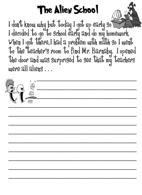 Second Grade Worksheet On Handwriting
