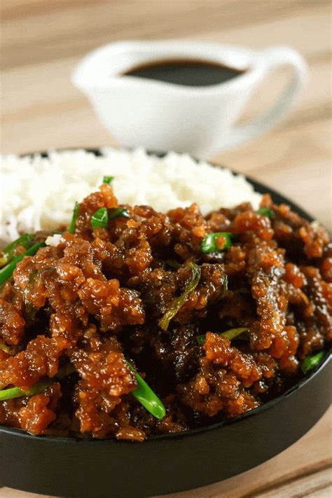 Two, the sweet flavor of the dark brown. Easy Crispy Mongolian Beef | Scrambled Chefs