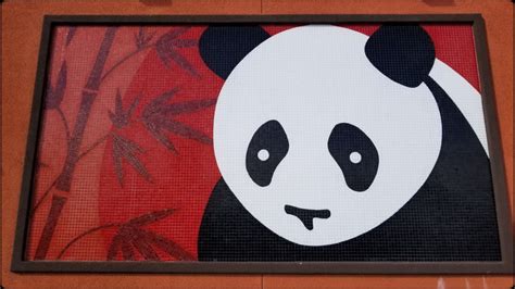 Panda Mosaic Mural Gustine Ca Tipsy From The Trip