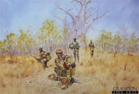 Rhodesian Bush War Paintings War Art Painting War