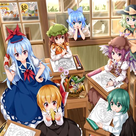 Cirno Komeiji Koishi Rumia Chen Kamishirasawa Keine And 5 More