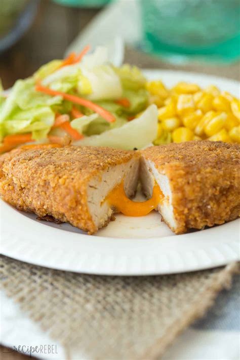 In a large bowl, combine cream cheese, mexican cheese blend, chopped bacon, and minced jalapeño. Nacho Cheese Stuffed Oven Fried Chicken Recipe
