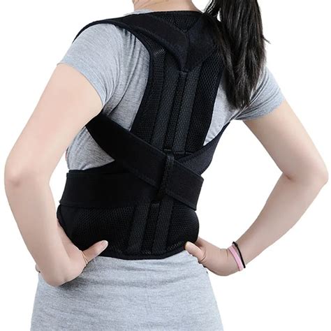 Unisex Adjustable Back Posture Corrector Brace Back Shoulder Support