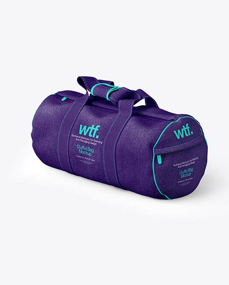 Download Duffel Bag Mockup in Apparel Mockups on Yellow Images ...