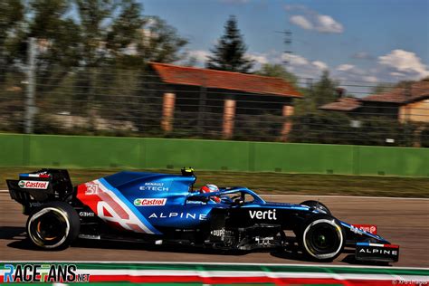 Esteban Ocon Alpine Imola 2021 · Racefans