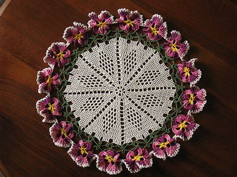 Ravelry Pansy Doily Pattern By American Thread Company