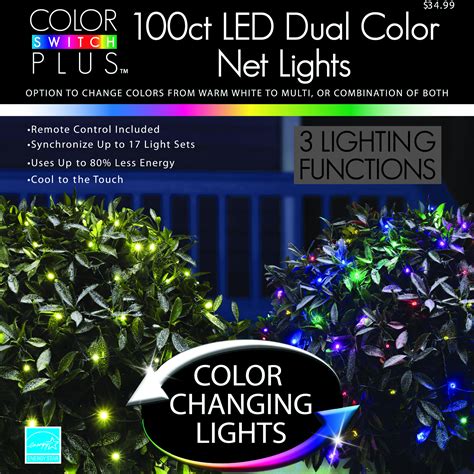 But if you mean, shine a blue light on a regular yellow object and make it. Color Switch Plus Dual Color Changing LED Net Christmas ...