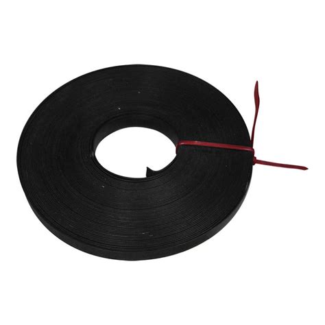 Polyester Coated Ss 316 Stainless Steel Strapping Tape Black Metal