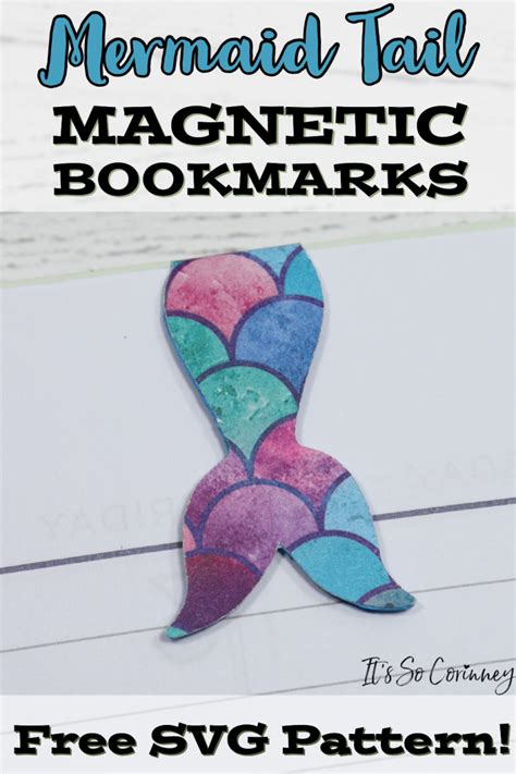 Mermaid Tail Magnetic Bookmarks Its So Corinney