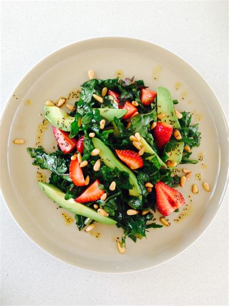 Kale Strawberry And Avocado Salad Omstars